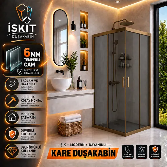 KARE ( Füme Cam) ( BRONZ ) Profil Modellerimiz